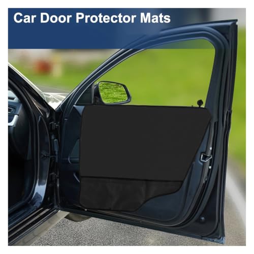 Protector puerta coche 600d adios arañazos de mascotas tela oxford cubierta lavable 6