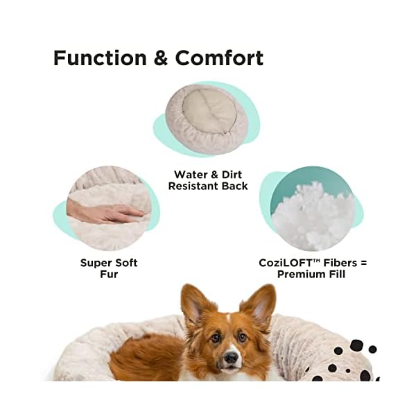 Best Friends by Sheri The Original Calming Donut Cat and Dog Bed in Lux Fur Dark Chocolate Medium 30×30 Best Friends by Sheri The Original Calming Donut Cat and Dog Bed in Lux Fur Dark Chocolate Medium 30×30