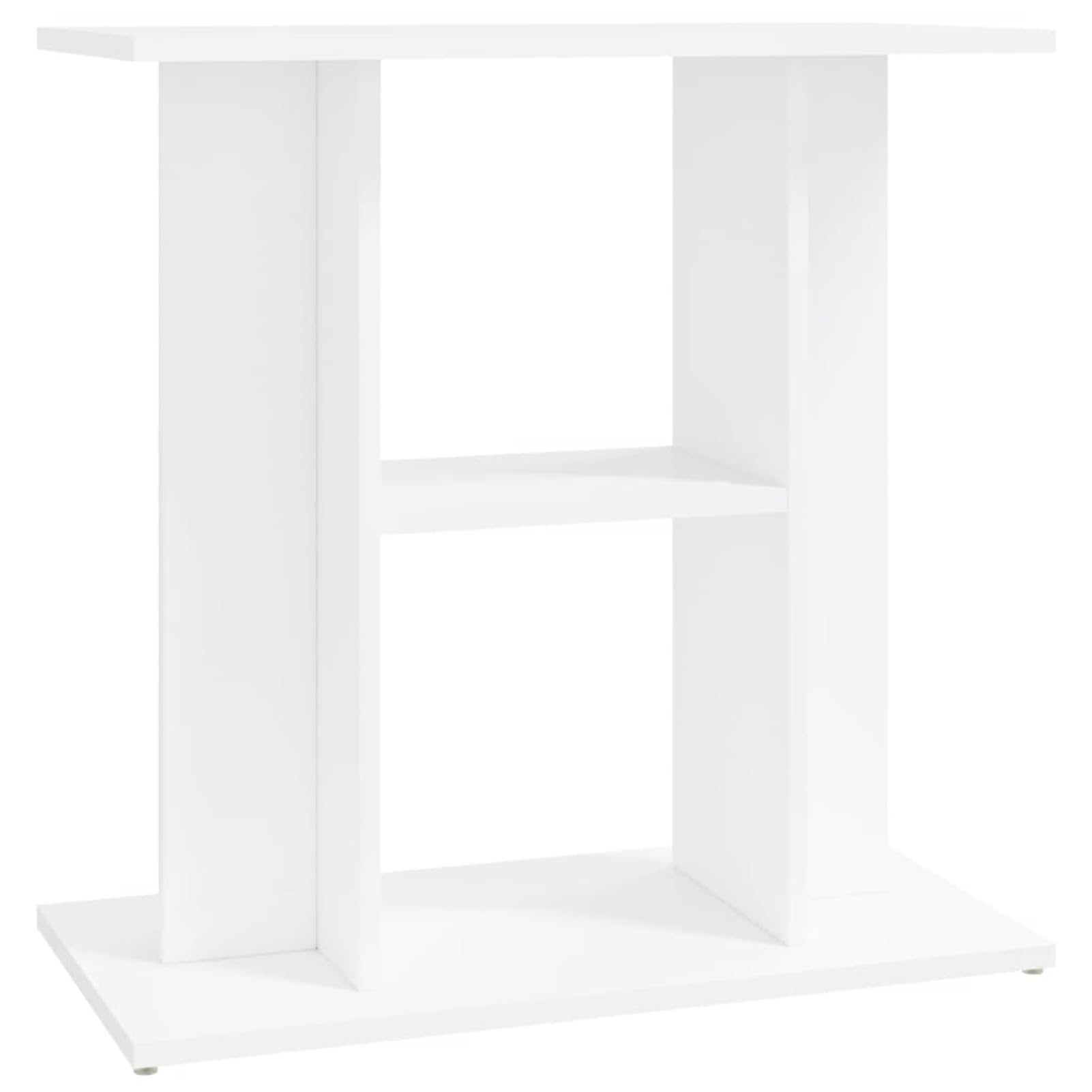 Rantry Aquariumständer Aquarien Schrank Aquarium Unterschrank mit viel Stauraum, Aquarium Tisch mit Stabiler Oberplatte, für Sicheren Stand Weiß 60x30x60 cm Holzwerkstoff