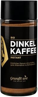 Hildegard Dinkel Kaffee | Köstlicher Instantkaffee Ohne Koffein | Kaffee-Alternative Aus Dinkel Und Zichorien | Traditionelle Rezeptur Nach Hildegard Von Bingen | Vegan | 100 ml