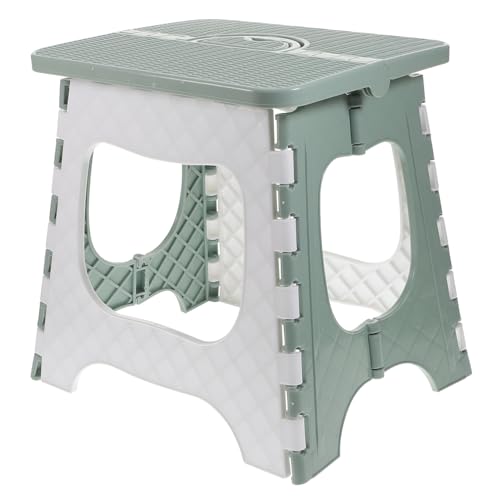 CHILDWEET 折りたたみ式プラスチックチェア 軽量 携帯便利 収納簡単 滑り止め脚 キャンプ ハイキング 釣り 旅行用 家用フットスツール