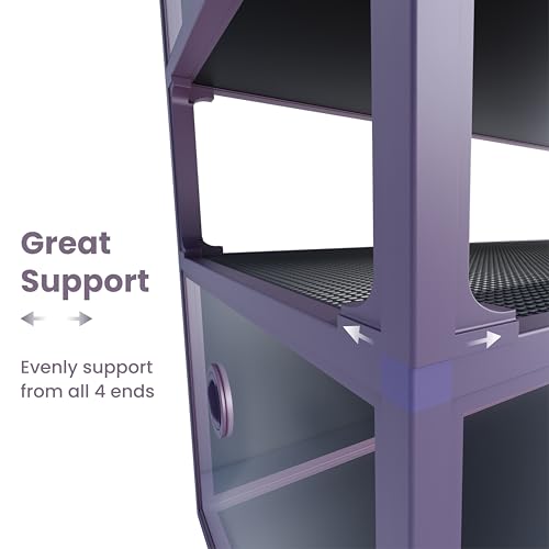 Image of Phailozoo Reptile Tank Stackers V2, 10 inch Reptile Terrarium Accessories Spacers, ONLY for Phailozoo Collection 50 /85 /120 Gallon Reptile Tanks 4Pcs