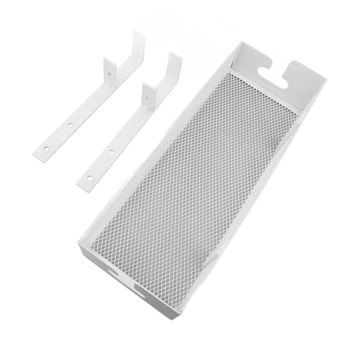 Bandeja para gestión de cables bajo escritorio de acero carbono organizador de cables sin taladro para oficina y escritorio de pie miniatura 1