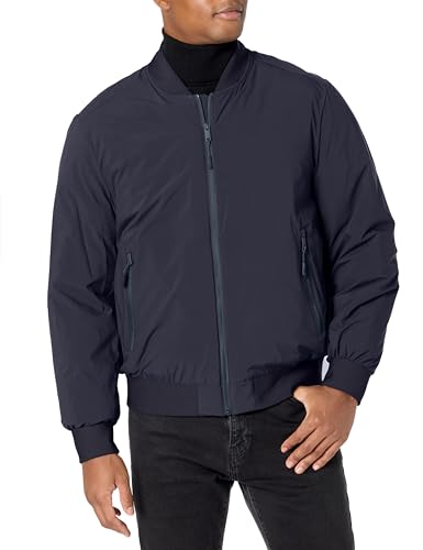Image of DKNY Men's Clean Zip Front Bomber Jacket