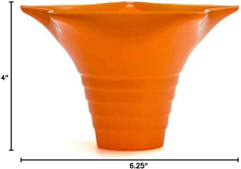 Hypothermias Shaved Ice Sno Cone Star Cups (6 OZ) 250 Count Orange