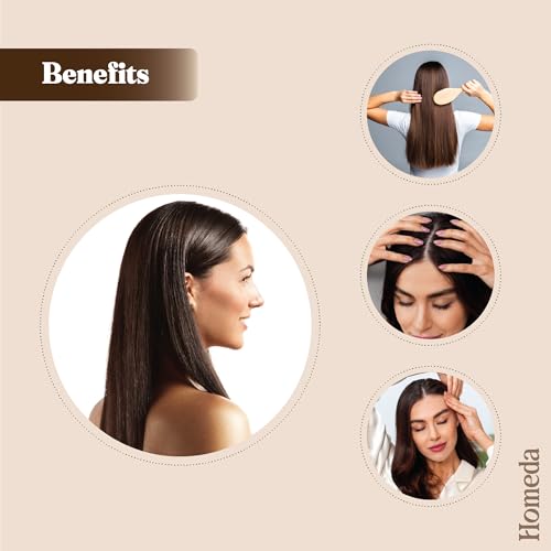 Shudh Online Herbal Hair Mask Powder Combo, Indian Ayurvedic Herbal Powder for Hair Growth (8.8oz, 250g), Bhringraj, Hibiscus, Shikakai, Reetha, Amla Shampoo (1.76oz each) - Image 6