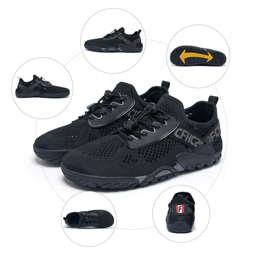 Image of SOBASO Water Shoes Women Men Hiking Dry Aqua Beach Swim Surf Shoes for Outdoor Fish Hiking Pool