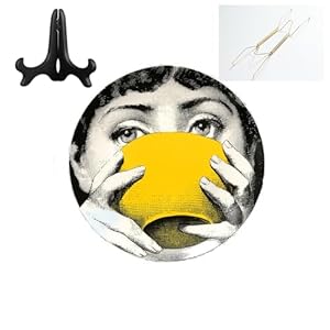 Decorative Plates Handmade Ceramic Ornament for Home&Office Wall Decors (with Hanger) (F3)