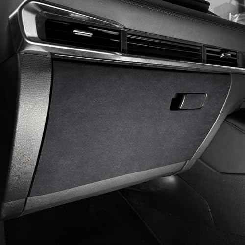 KUNGKIC マツダ 3 BP系 専用 2019-2025 グローブボックス ステッカー 装飾フレーム 保護 マット プロテクター 汚れ防止 内装 パーツ アクセサリー (スエード)