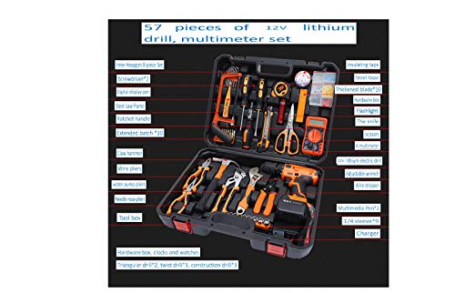 Kit de Herramientas Combinadas con 57 Piezas y Maletín miniatura 1