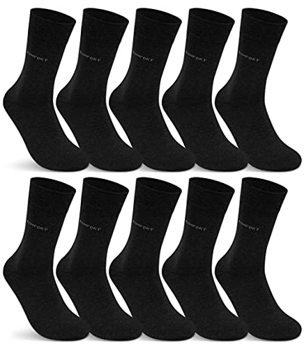 10 Paar Comfort Sokken zonder Elastiek & zonder Naad Heren & Dames Katoen Comfortband - Afbeelding 3