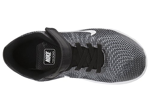 Nike Kid's Flex 2018 RN (PSV) Running Shoes (13 M US Little Kid, Black/White)3