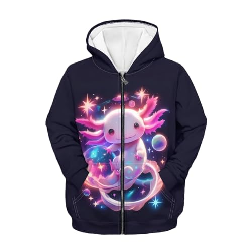 WELLFLYHOM Zip Up Sweatshirt Graphic Hoodies for Kids 6-16 Girls Long Sleeve Sweater Shirts Tops for Fall Spring3
