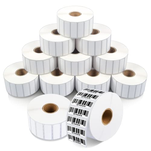 1.5" X 0.5" Direct Thermal Labels (28200 Count, 12 Rolls)
