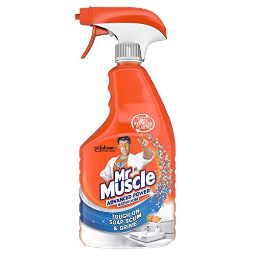 Mr Muscle Bathroom Cleaner, Advanced Power Bathroom Spray, 750ml