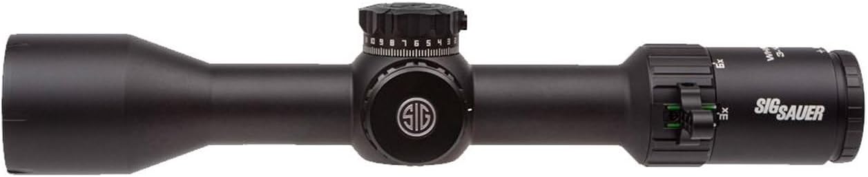 SIG SAUER WHISKEY6 3-18X44mm 30mm Tube Second Focal Plane Durable Lightweight Precise IPX-7 Waterproof Black Hunting Riflescope