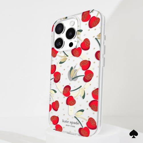 kate spade new york iPhone 16 Pro Case - Cherry Dot Gems - image 8