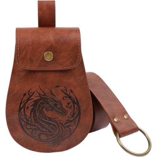 Pochette de style médiéval marron pour libérer vos poches au quotidien