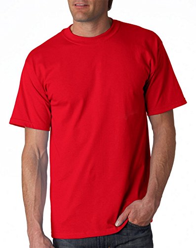 2000 Adult Cotton T-Shirt Red 4X-Large