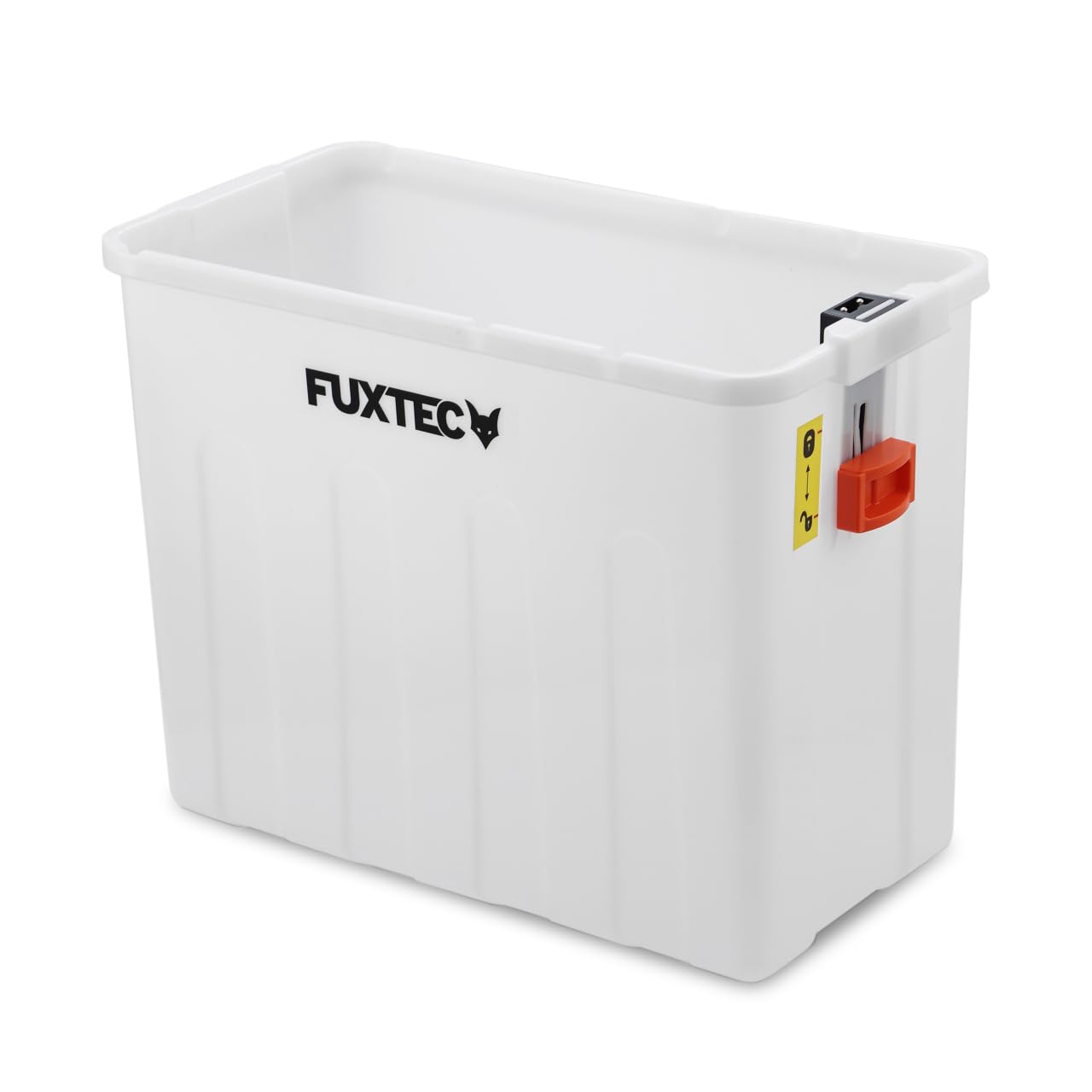 FUXTEC FX-EGH2800B Trituradora eléctrica de jardín 2800W, trituradora de rodillo con marcha atrás, tritura ramas hasta 44 mm, con caja de recogida de 60L y protección contra sobrecarga