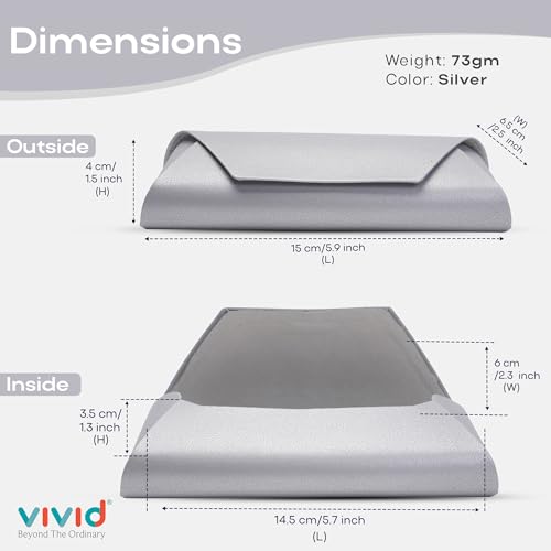 Image of VIVID Unisex Specs Magnetic Eyewear Dabbi Faux Leather Hard Case Cover