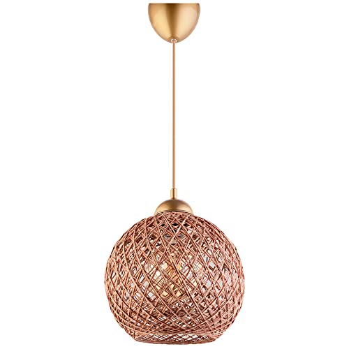 Lámpara de techo 54 cm. marrón tipo E
