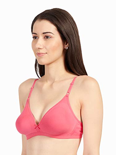 Image of SONARI Omania Womens Non-Padded Cotton Polyester Bras - Solid, Non-Wired, Medium Coverage, Hand Washable (Pack of 2)