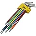 Price comparison product image SabreCut 9 Piece SCTX009S Soft Grip Extra Long Torx Key Set with Colour Coding - Sizes T10-T50
