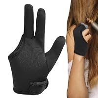 Hitzeschutz-Handschuhe Für Lockenstab – 3-Finger-Handschuhe, Hitzebeständig & Elastisch