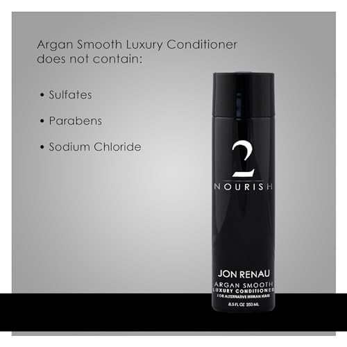 Jon Renau Argan Smooth Luxury Conditioner for Human Hair Wigs, 8.5 Ounce - Image 6