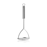 WMF Profi Plus Kartoffelstampfer Edelstahl 28,5 cm, Cromargan Edelstahl teilmattiert, spülmaschinengeeignet Kartoffelstampfer 28,5 cm