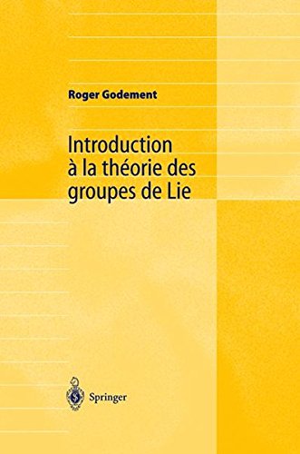 Introduction à la théorie des groupes de Lie (French Edition) Introduction à la théorie des groupes de Lie (French Edition)