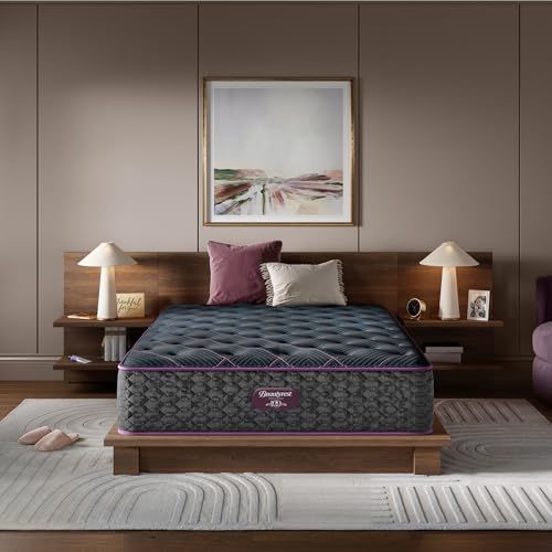 Image of Beautyrest World Class Level Three Plush 14.75 inch Mattress - Queen Size - Durable Support, Pressure Relief, Cooling, Motion Separation; CertiPUR-US, 100 Night Sleep Trial and 10 Year Warranty