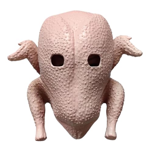 Genérico Máscara facial para cabeça - máscara de látex para disfarce de Halloween - acessório de cosplay realista para a cabeça para teatro máscara carnaval e representação cénica