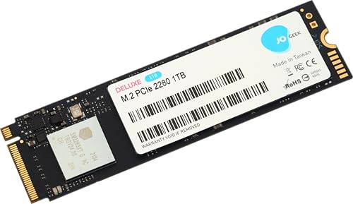 Image of ASUS JOGEEK 1TB M2 2280 /IN / /NVME, Upto 7000 MB /s R, 5900 MB /s W, 5Y Warranty, PCIe Gen 4 NVMe M.2 (2280), Compatible with All Laptops, Internal Solid State Drive (SSD), Black (JOGEEK P4X4 1TB)