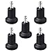 WOVELOT Haut Profil Glisse De Cloche Remplacement Pour Chaise De Bureau Sans Roues Et Tabouret De Bar, Fixé Stationnaire Roulette Glissante, Paquet De 5