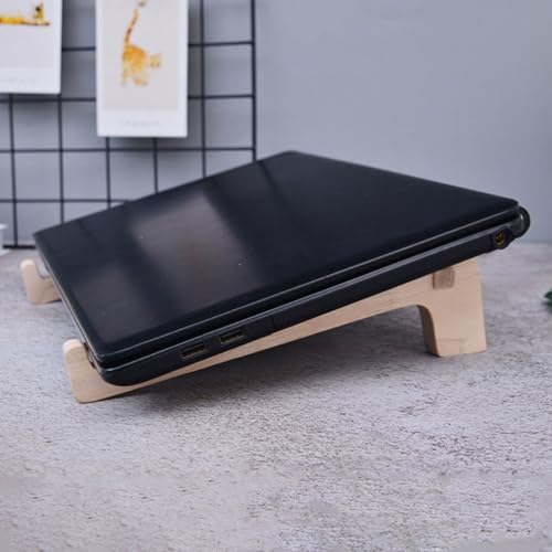 Base de madera para laptop y tablet portátil ergonómica miniatura 6