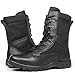 LUDEY Tactical Boots for Men Anti-Slip Comfortable Breathable Military Duty Combat Police Women’s Boots for Outdoor Trekking Walking Black 9.5US