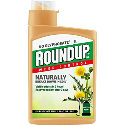 Roundup Naturals Weed Killer Concentrate (Glyphosate-Free) 1 Litre