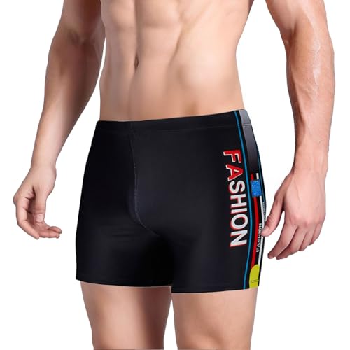 Slip de bain homme blanc élastique avec cordon de serrage réglable pour l'été