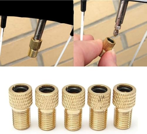 CTRICALVER Adaptateur Presta Vers Schrader – Kit De 16 Pièces Pour Vélos (VTT, Route, Pliant)