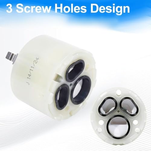 Cartucho 023529-0070A/H beige de 47 mm con válvula plástica resistente para monomando 8