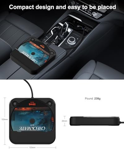 ENVYCLOUD Portable Car CD Player