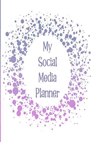 My Social Media Planner: Plan out your social media and stay on track with all your most important campaigns with a Purple scratch design