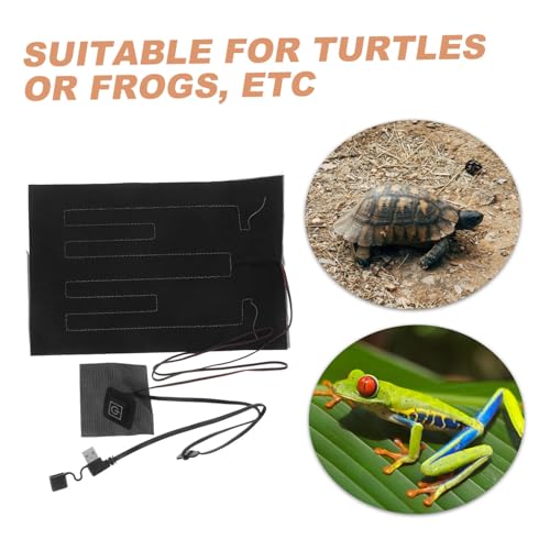 Alfombrilla térmica para reptiles Sosoport con 3 niveles de calor miniatura 7