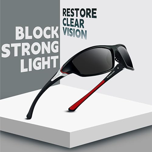 Image of Oligitdi Polarized Cycling Riding Glasses Sports Sunglasses Men Women for Moutain Baseball MTB Bicycle Riding Sports Sunglass | Driving Clear Vision | Car Driving | Bike Riding Glasses