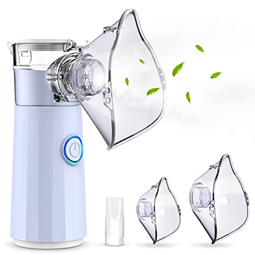 Portable Nebulizer, Nebulizer Machine For Adults And Kids For Travel And Household Use Handheld Mesh Nebulizer For Breathing Problems With Autoclean Mode #TOP12