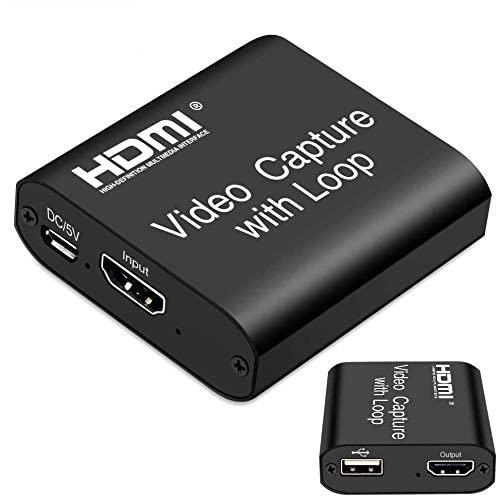 Capture Card, Video Capture Card, Video Capture Device, Video HDMI Capture Card with Loop Out, USB 2.0 4k, Capture Card 1080p 60FPS, Game Capture Card for PS3, PS4, Xbox One, DSLR, Camcorders-image-10