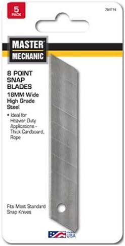 704716 8-Point Snap Blade, 5-Pack