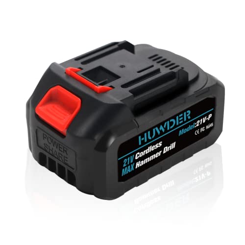 Batterie de rechange pour mini tronçonneuse HUWDER Batería de repuesto para 21 V Martillo Percutor à bateria SDS Martillo Perforador Cover